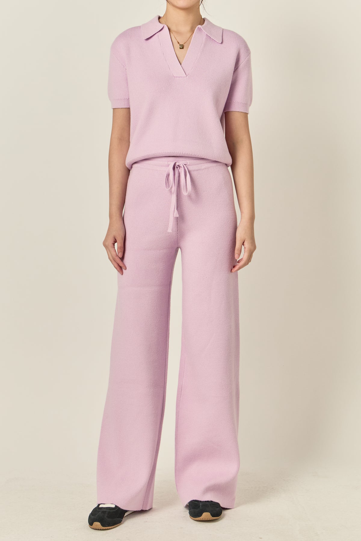String Knit Pants