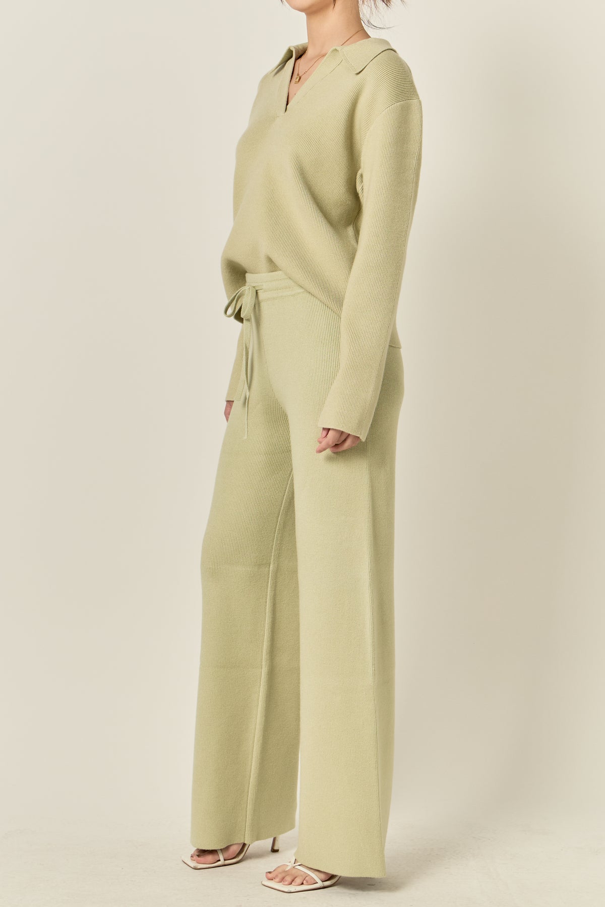 String Knit Pants