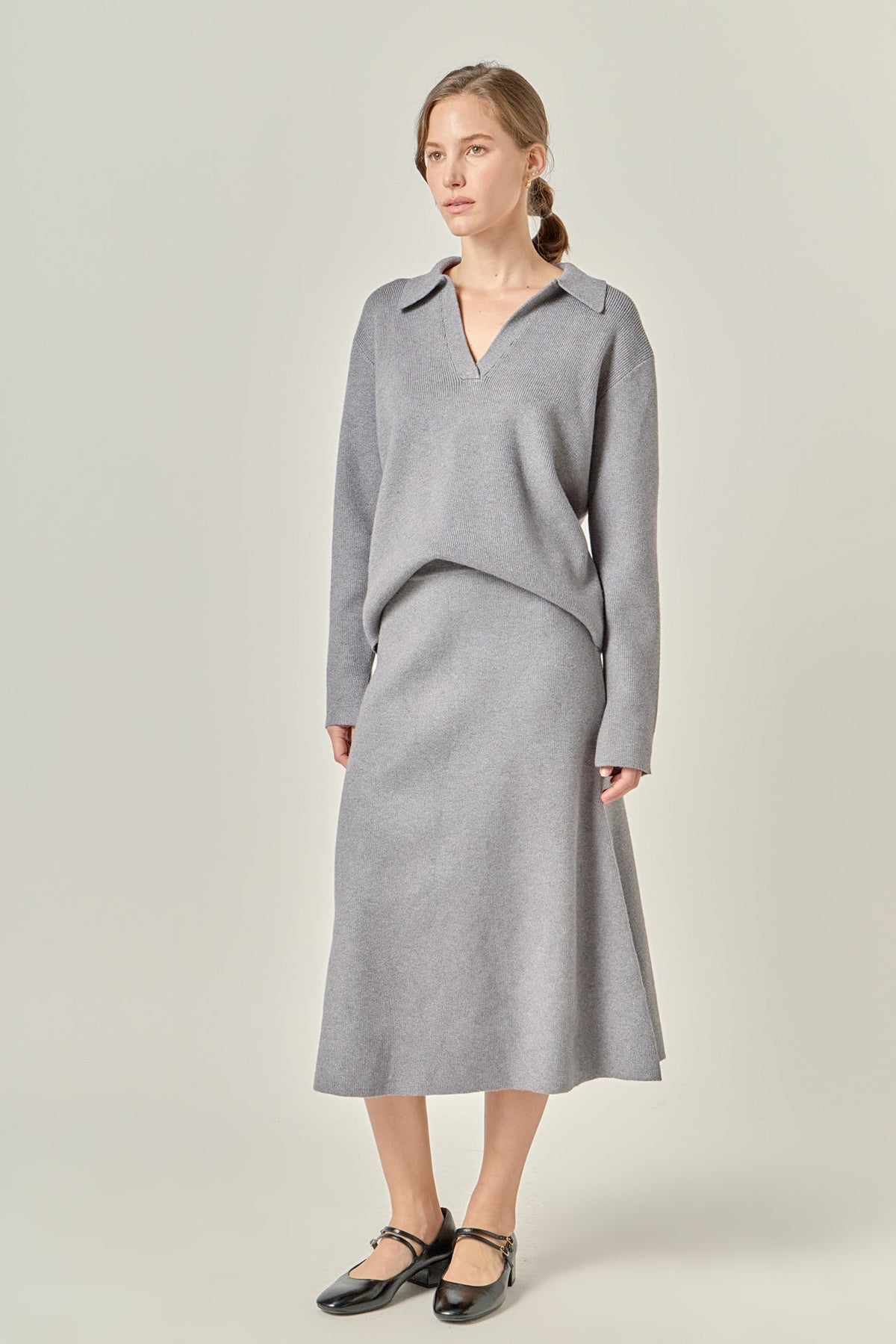 Midi Knit Skirt