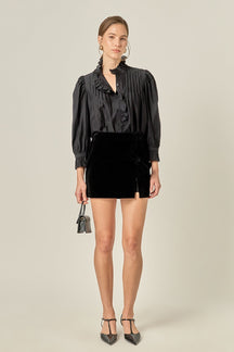 Ruffle Detailed Blouse