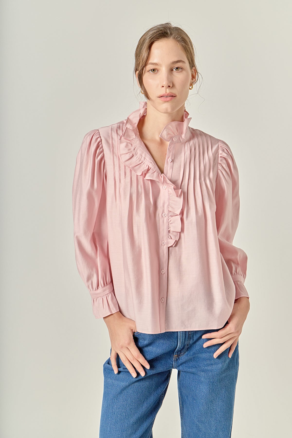 Ruffle Detailed Blouse