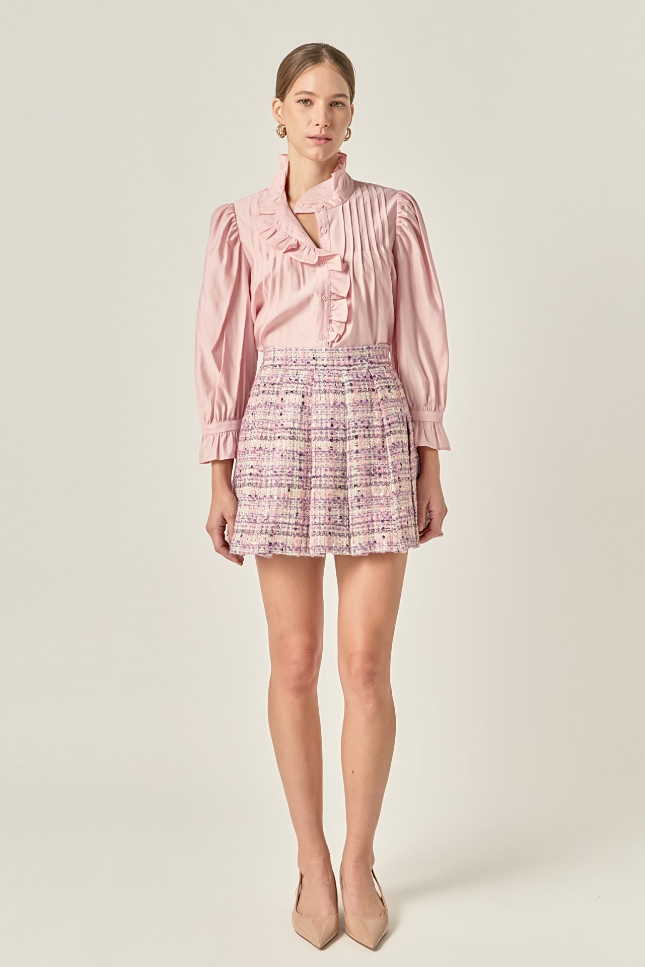 Ruffle Detailed Blouse