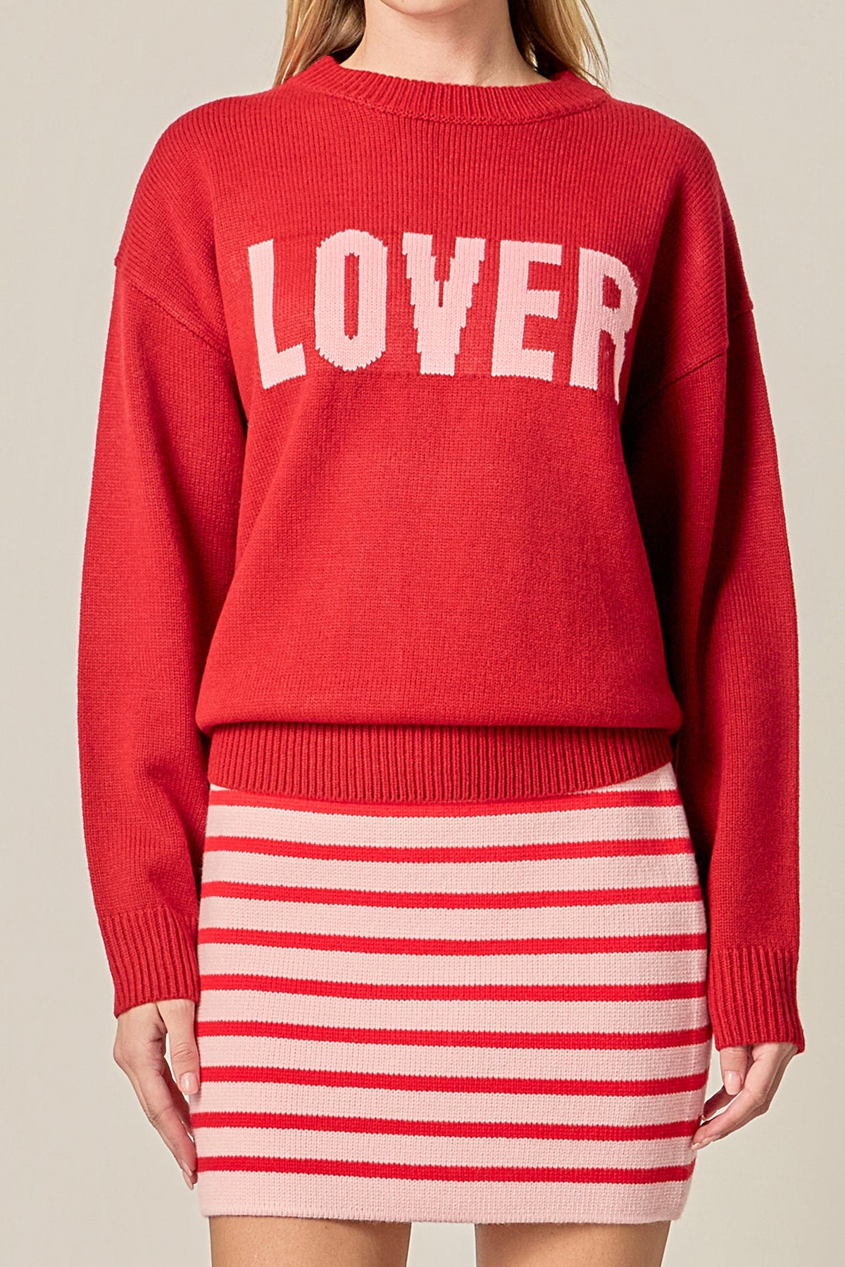 Crewneck Statement Sweater