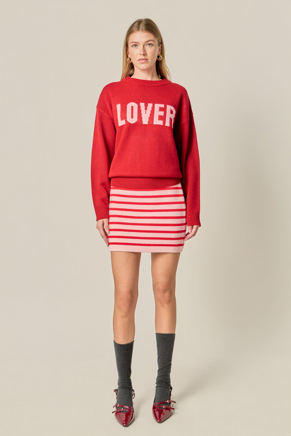 Crewneck Statement Sweater