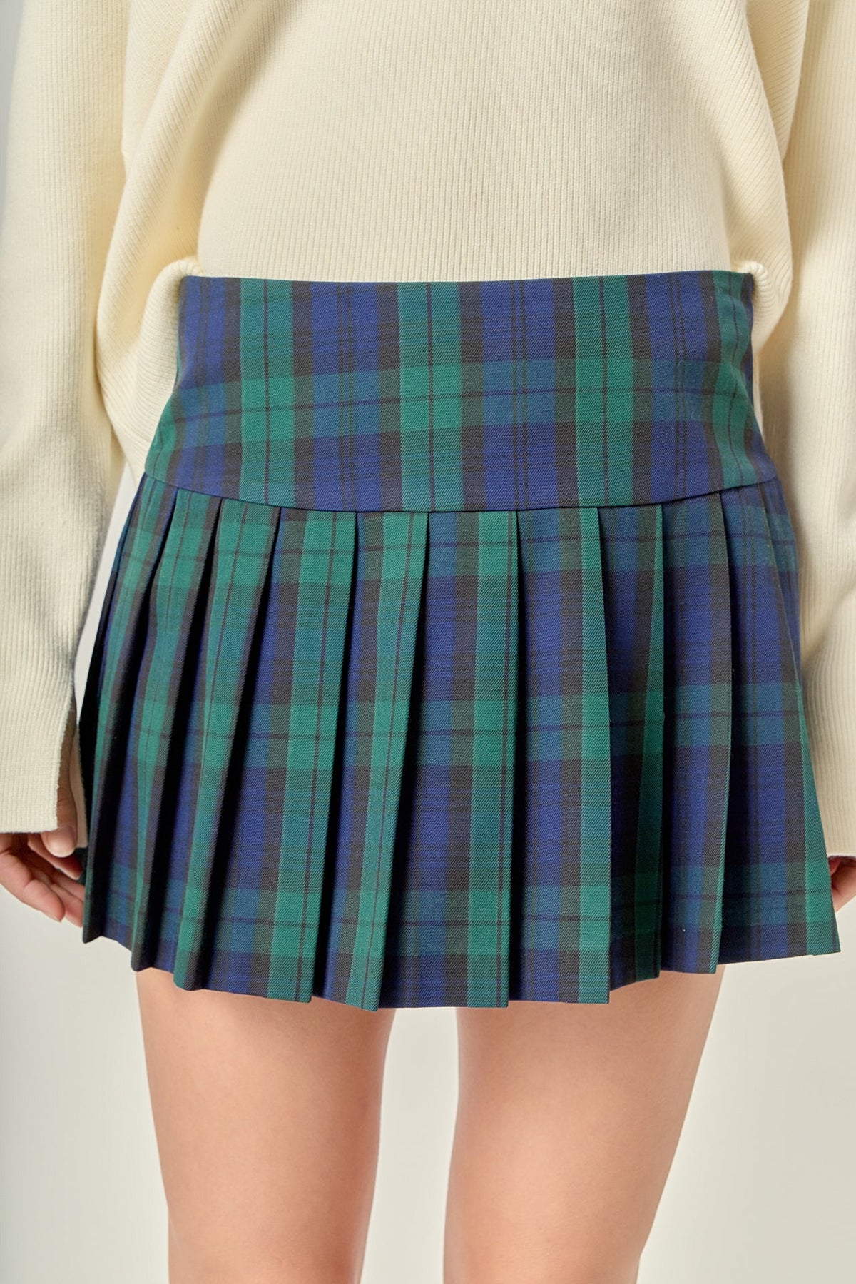 Plaid Skort