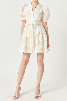 Shell Mini Shirt Dress