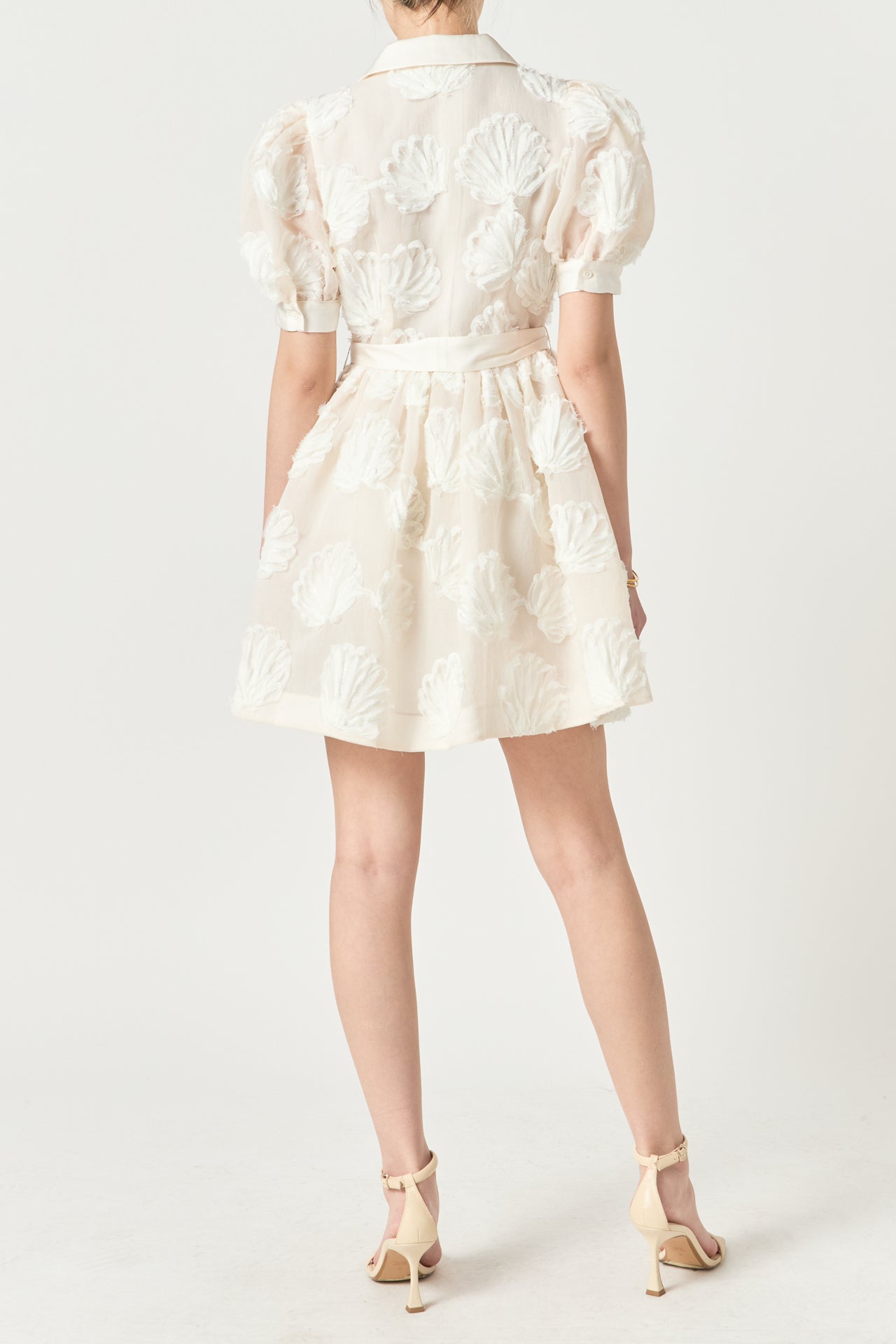 Shell Mini Shirt Dress