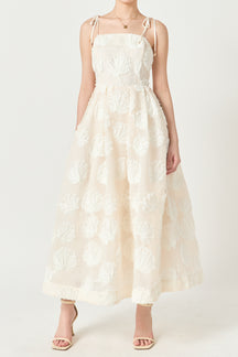 Shell Sleeveless Midi Dress