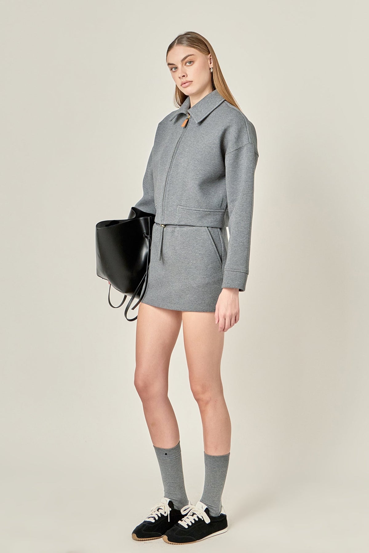 French Terry Mini Skirt