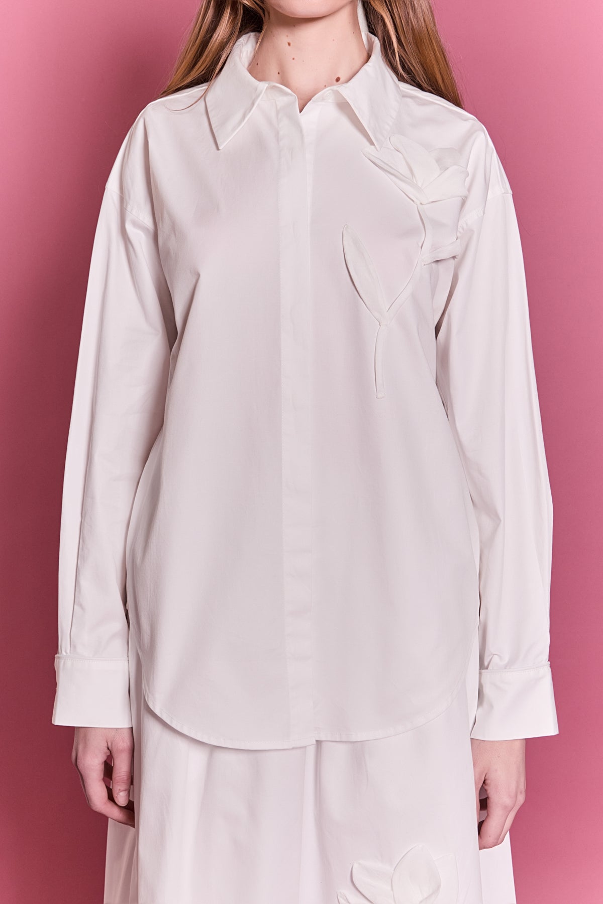 Appliqued Accent Shirt