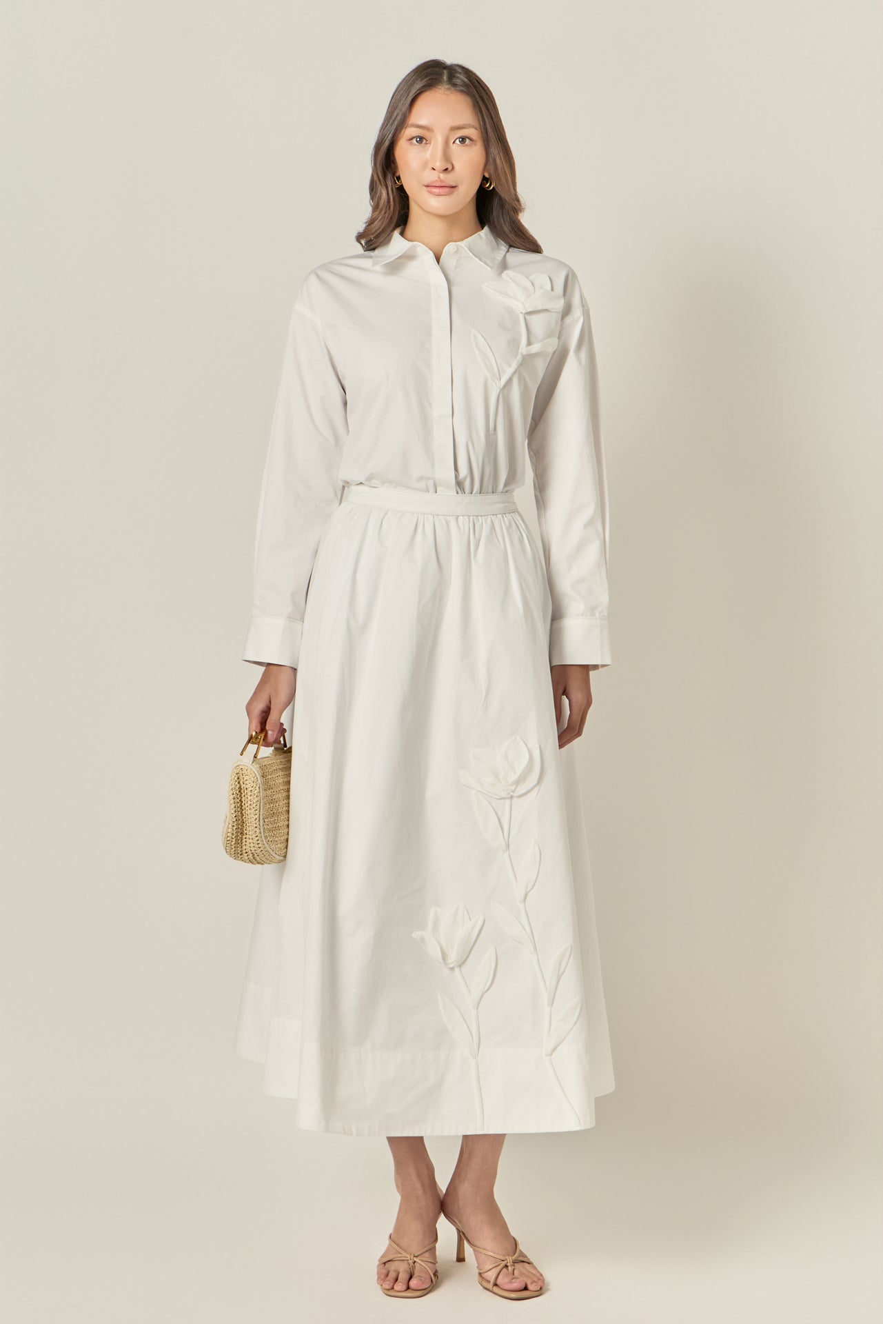 Appliqued Accent Shirt