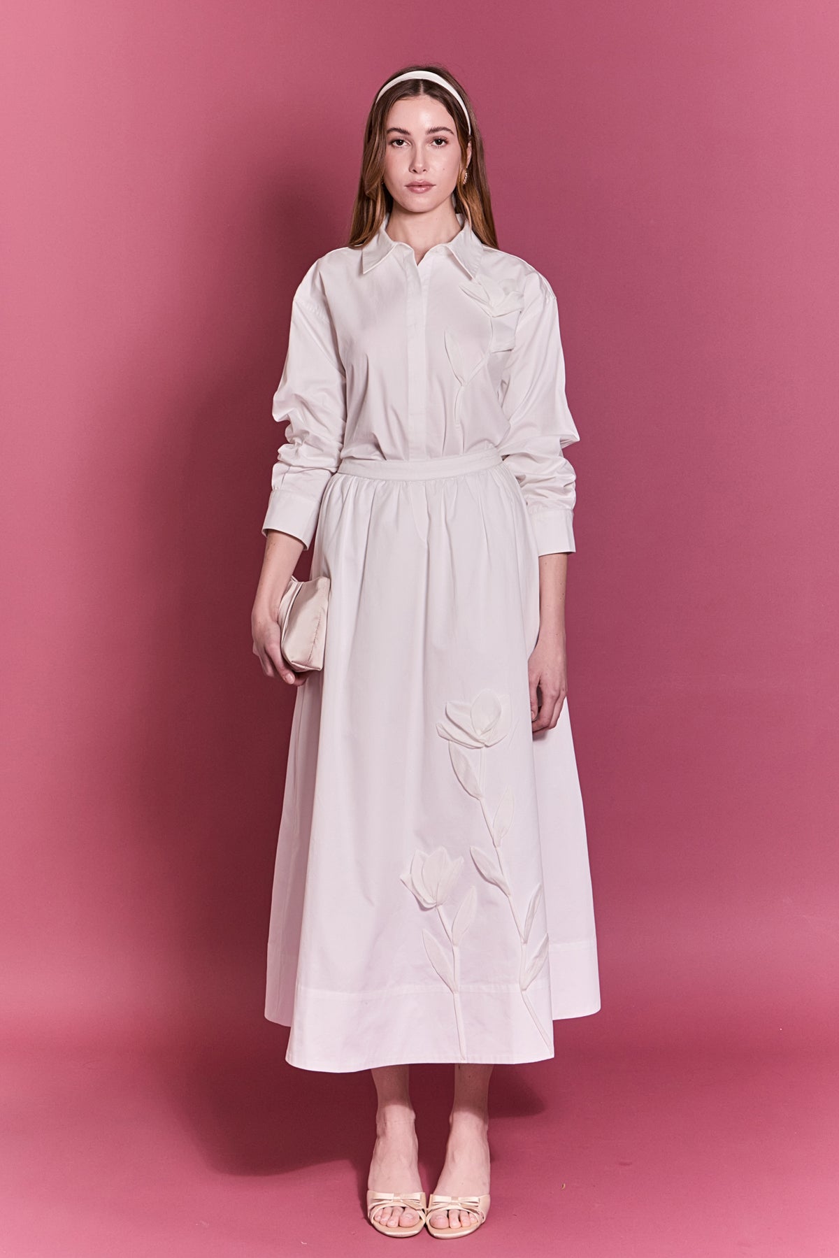 Appliqued Accent Shirt