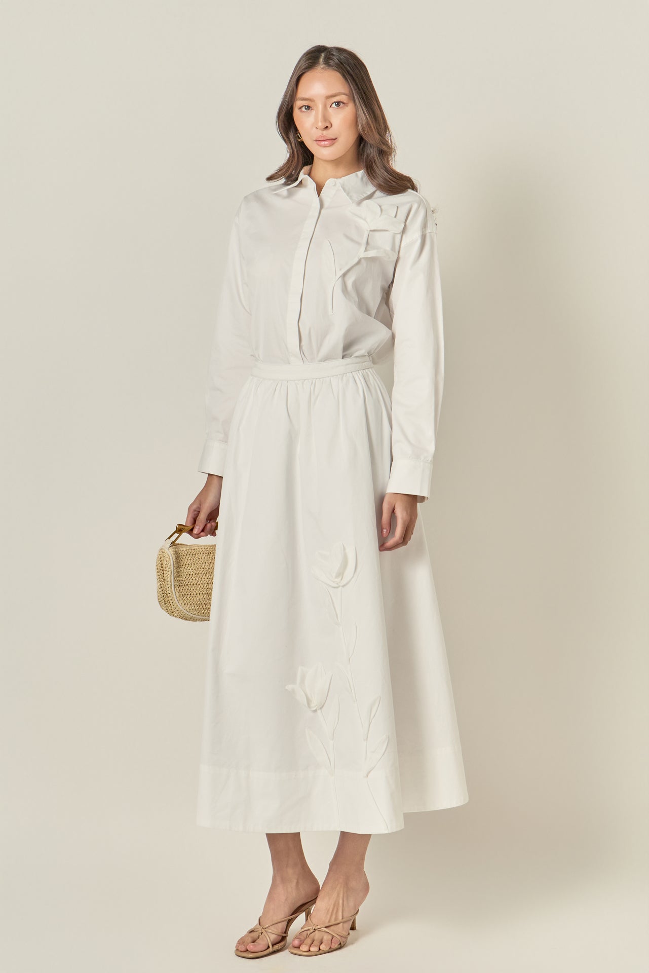 Appliqued Accent Shirt