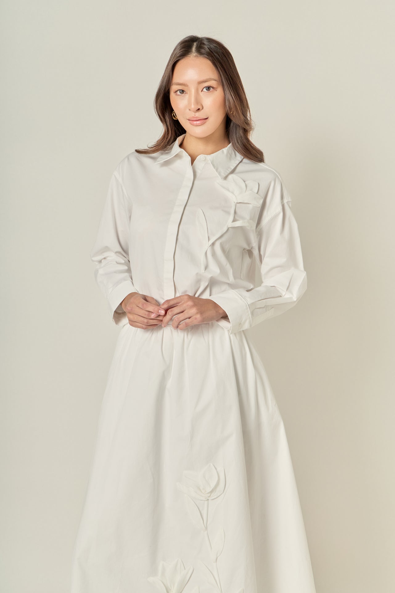 Appliqued Accent Shirt