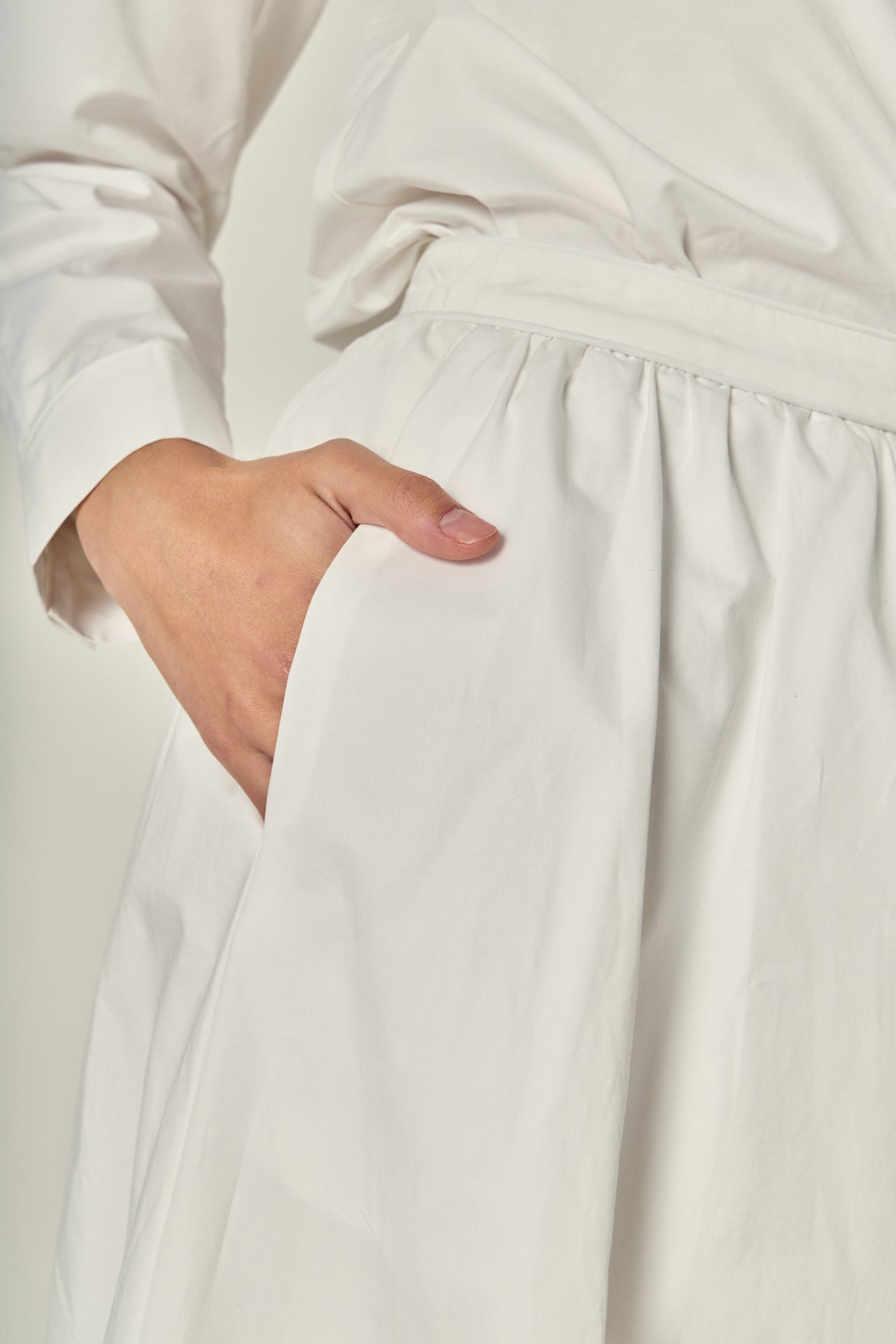 Appliqued Accent Midi Skirt