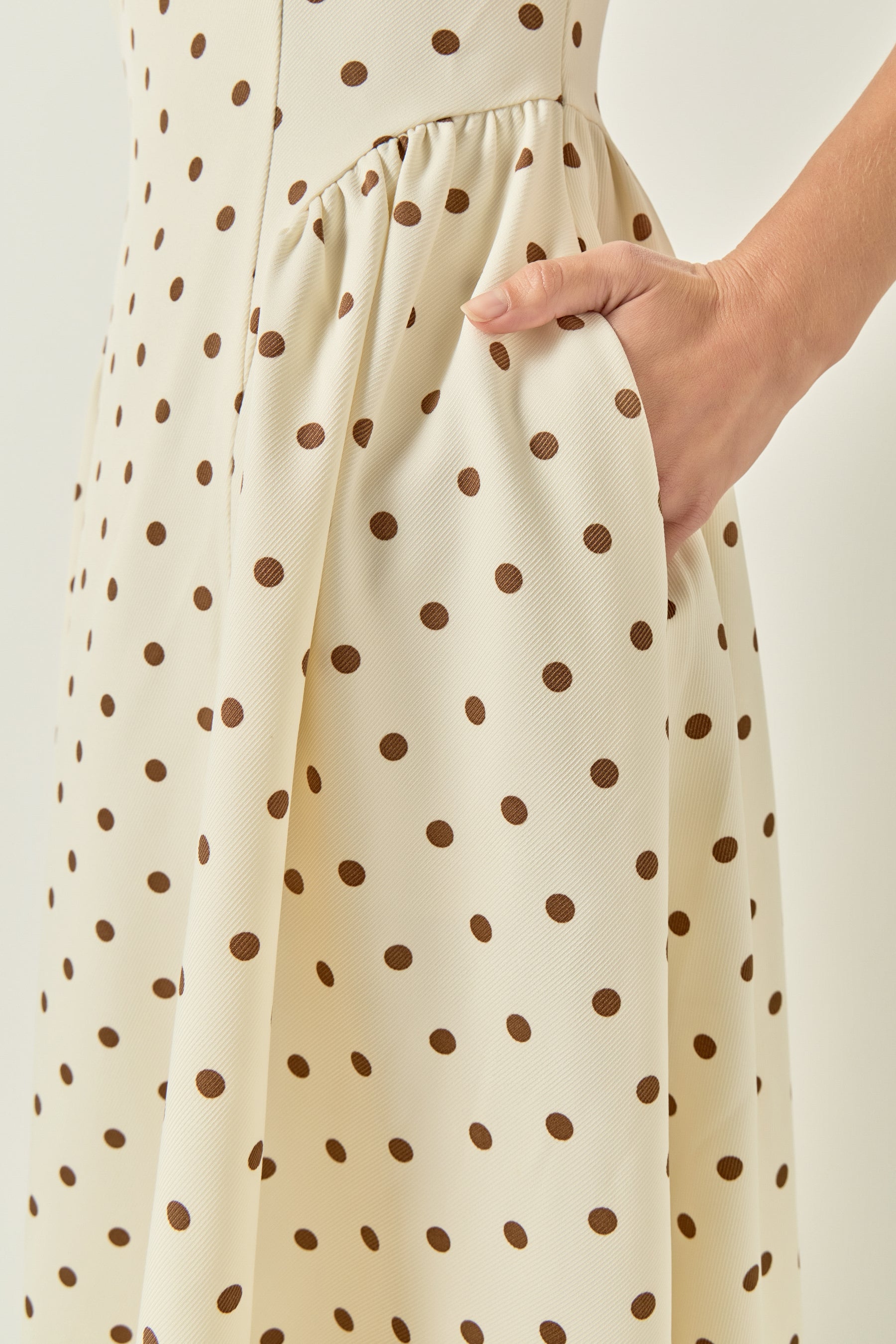 Polka Dot Midi Dress