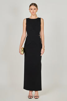 Hip Cut Out Maxi Dress