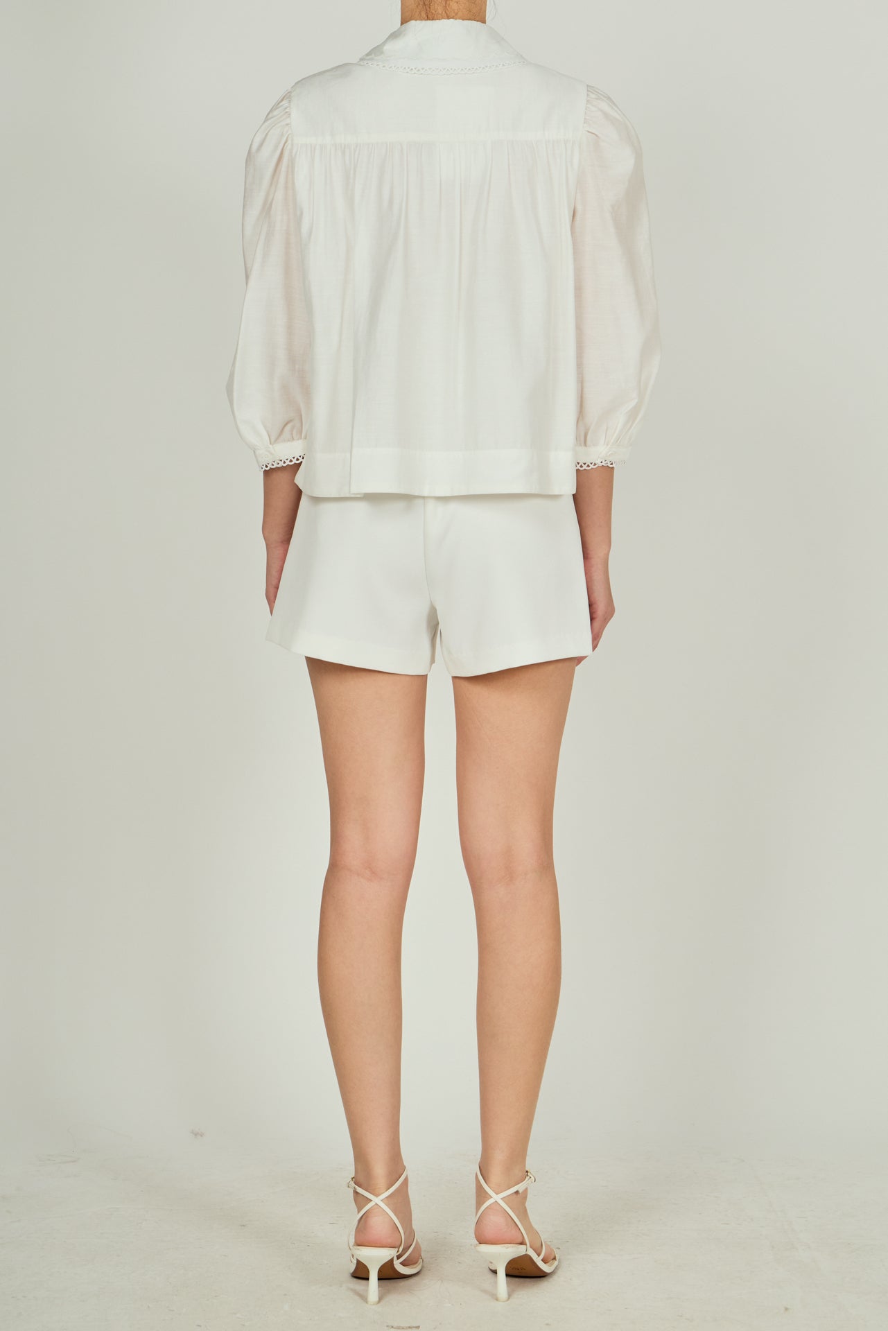 Scallop Detail Blouse