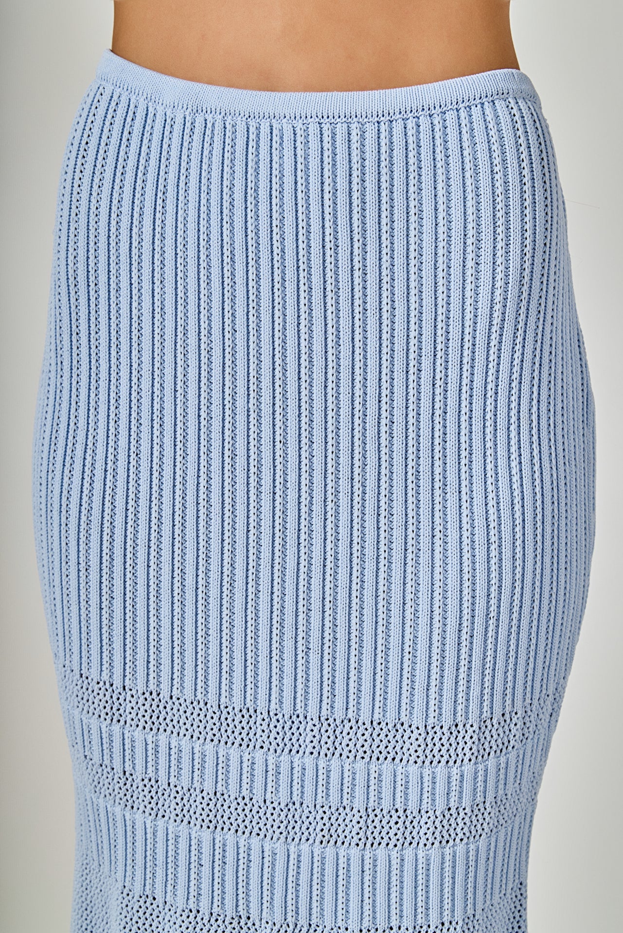 Knit Fitted Maxi Skirt