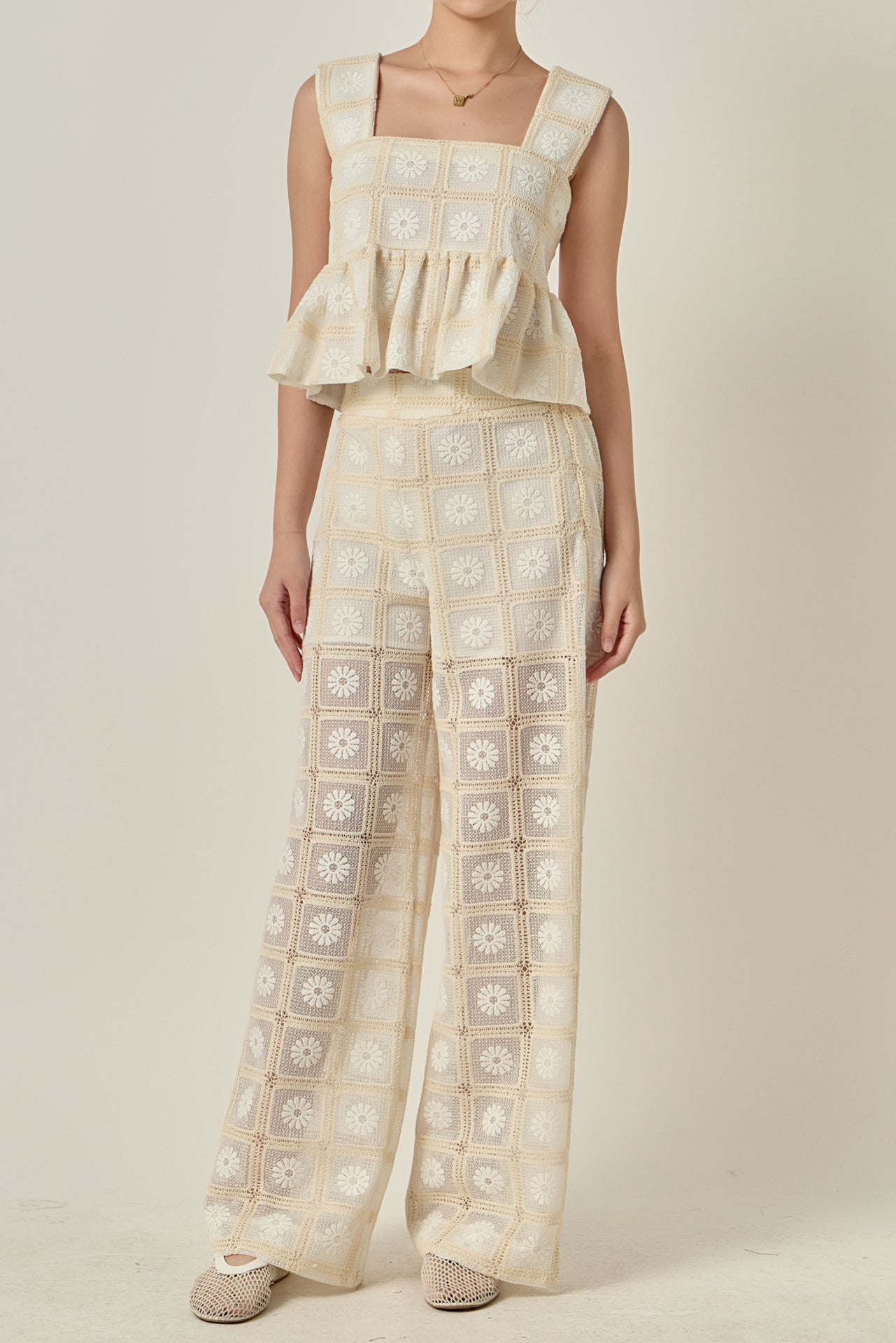 Bria Crochet Sleeveless Top