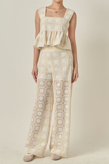 Bria Crochet Sleeveless Top