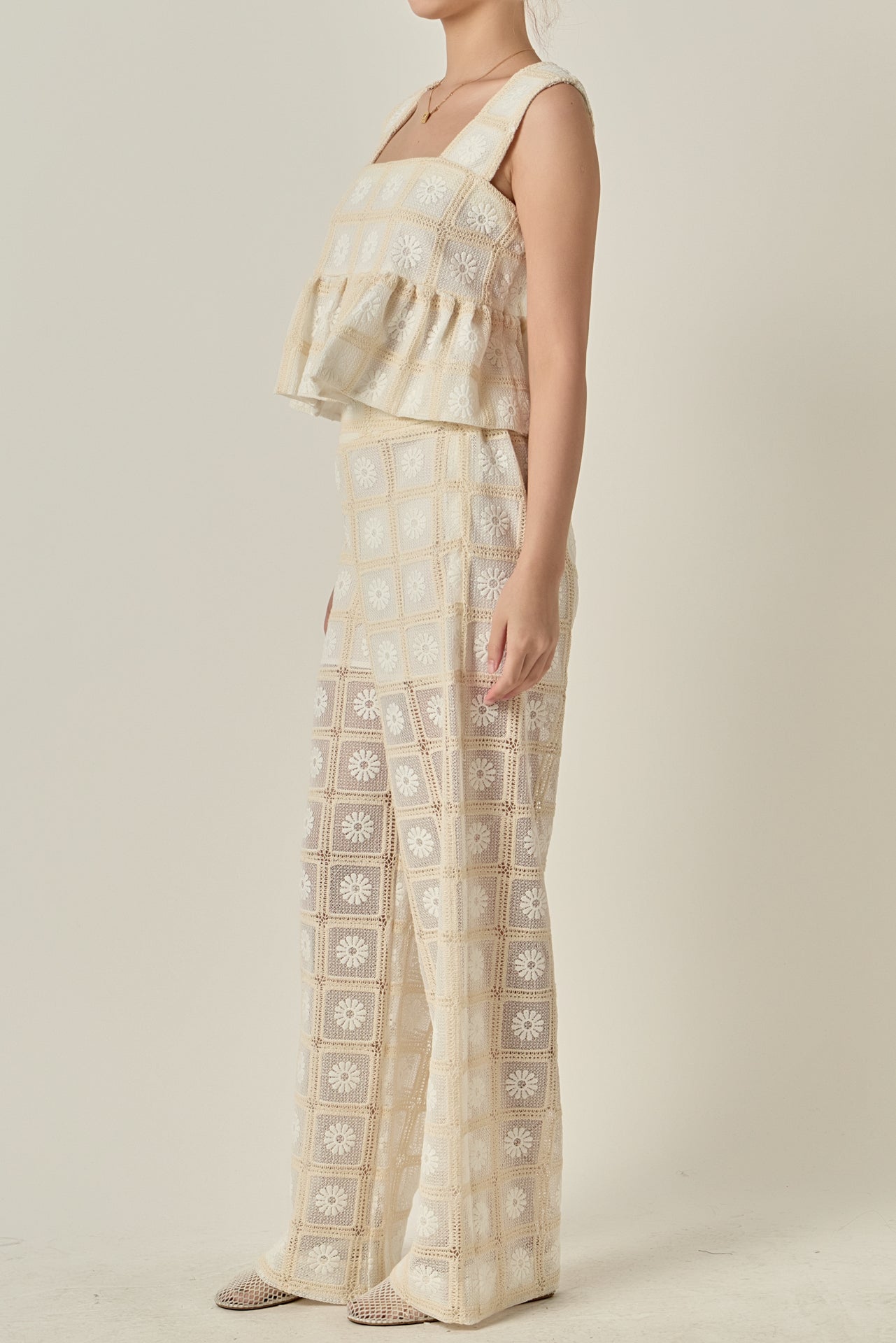 Bria Crochet Sleeveless Top