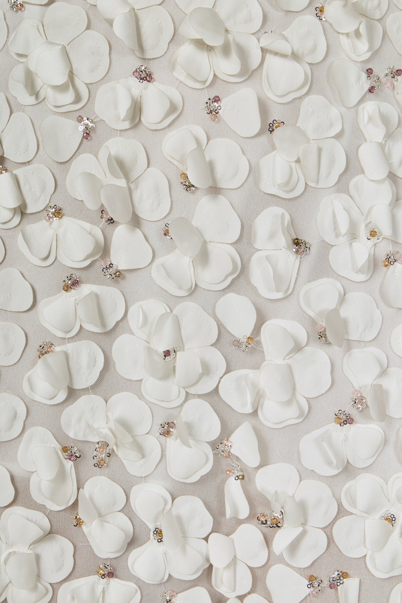 3D Floral Bandeau Top