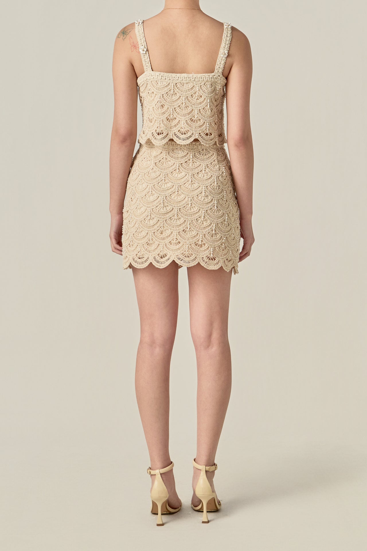 Crochet Embellished Top