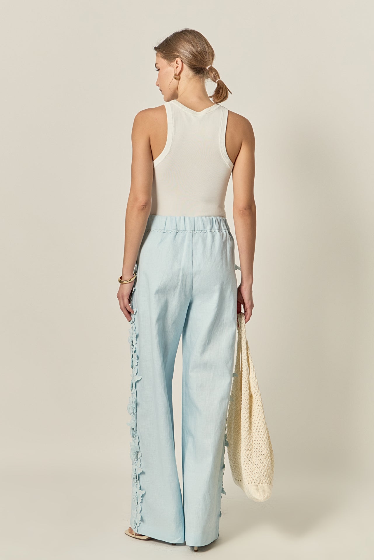 Flower Detail Pants