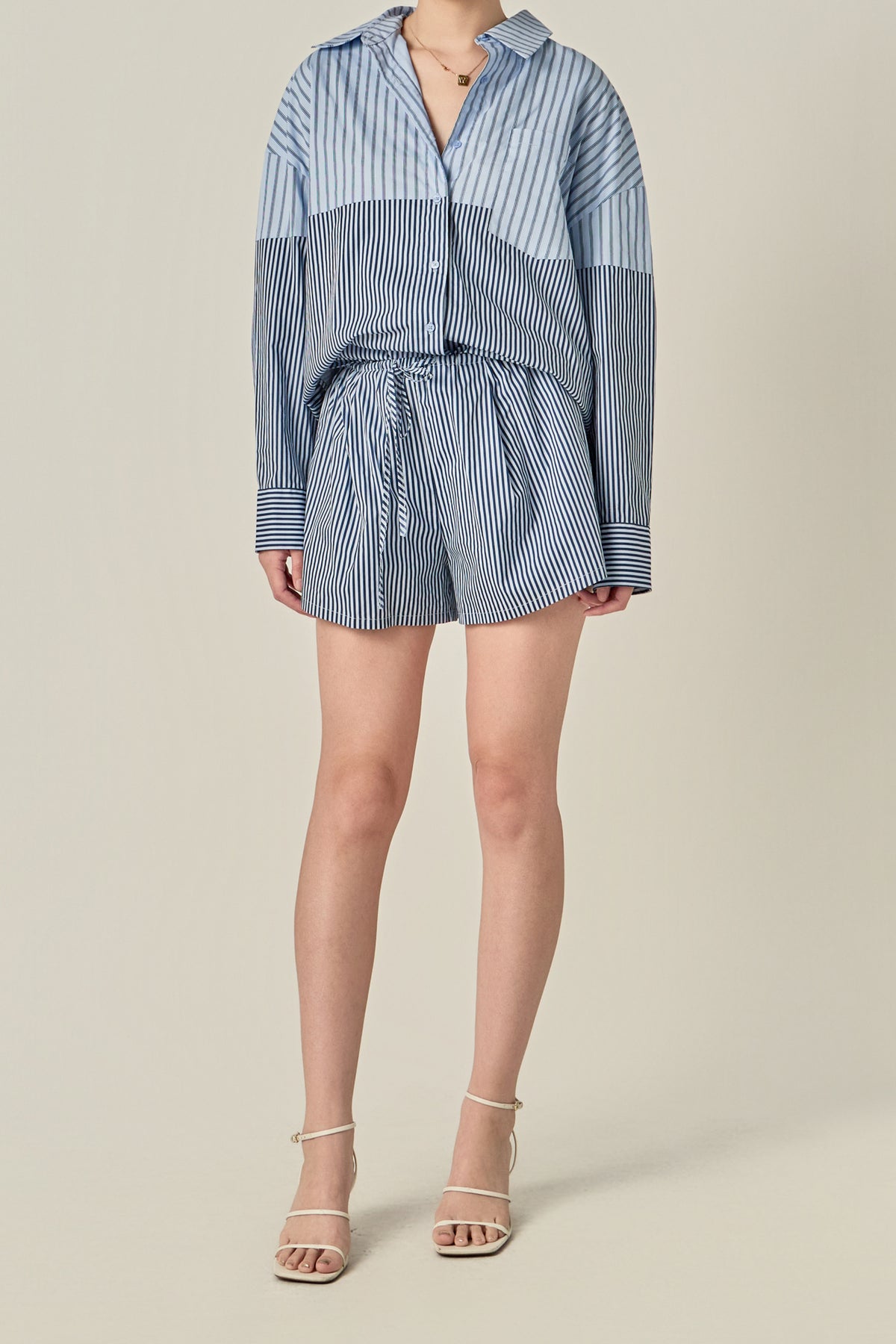 Striped Colorblock Shirt