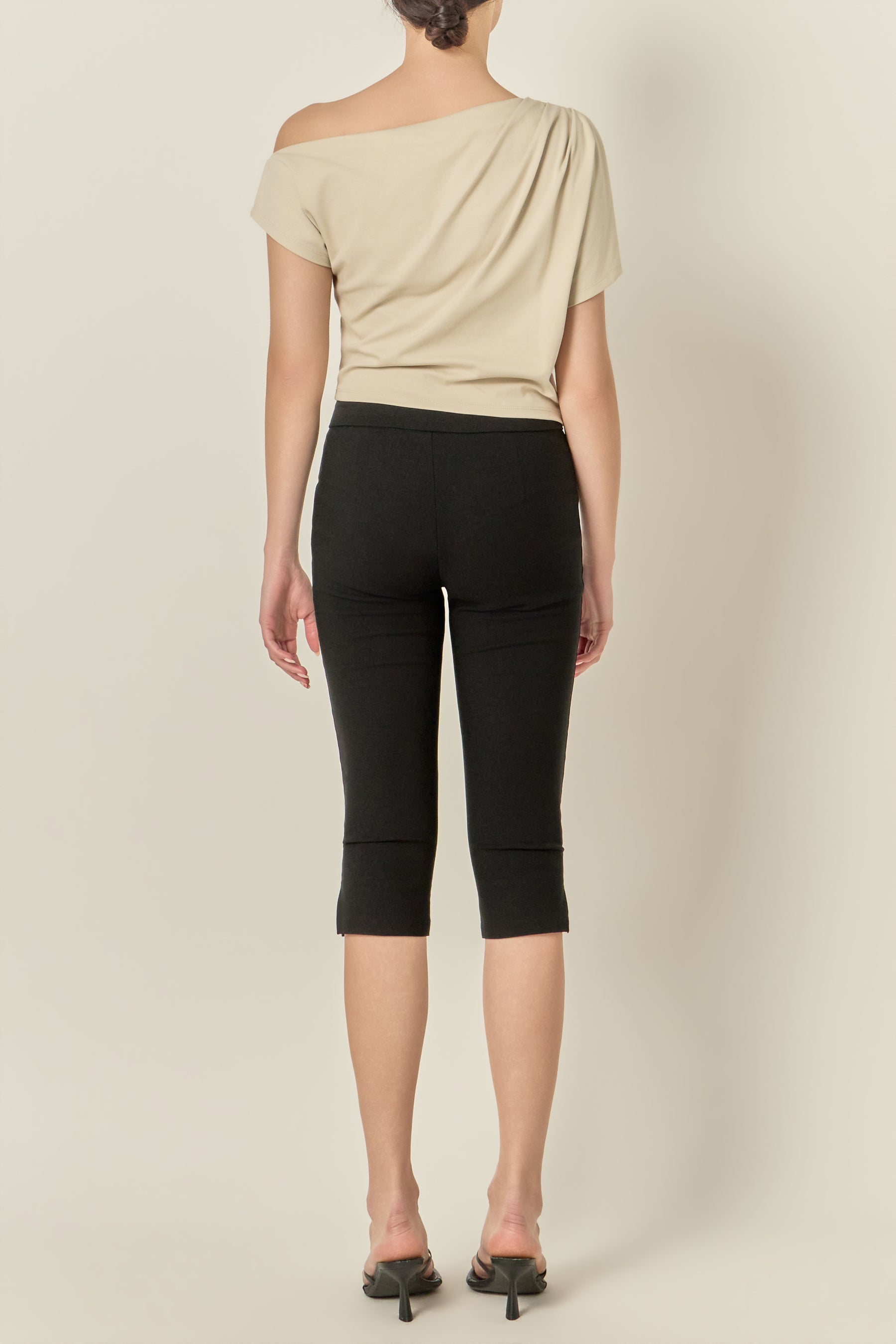 Draped Off-Shoulder Top