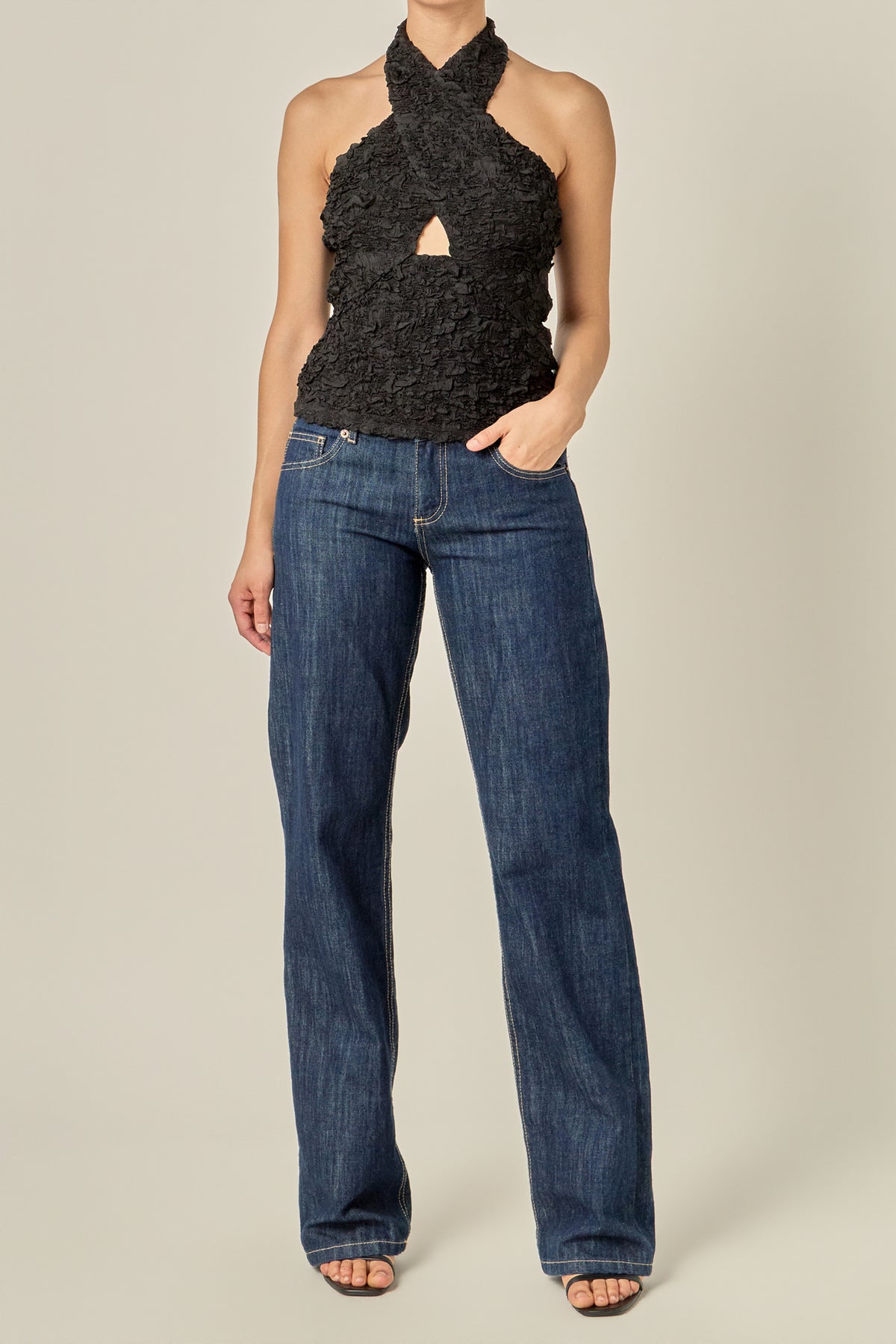 Stretchy Halter Top