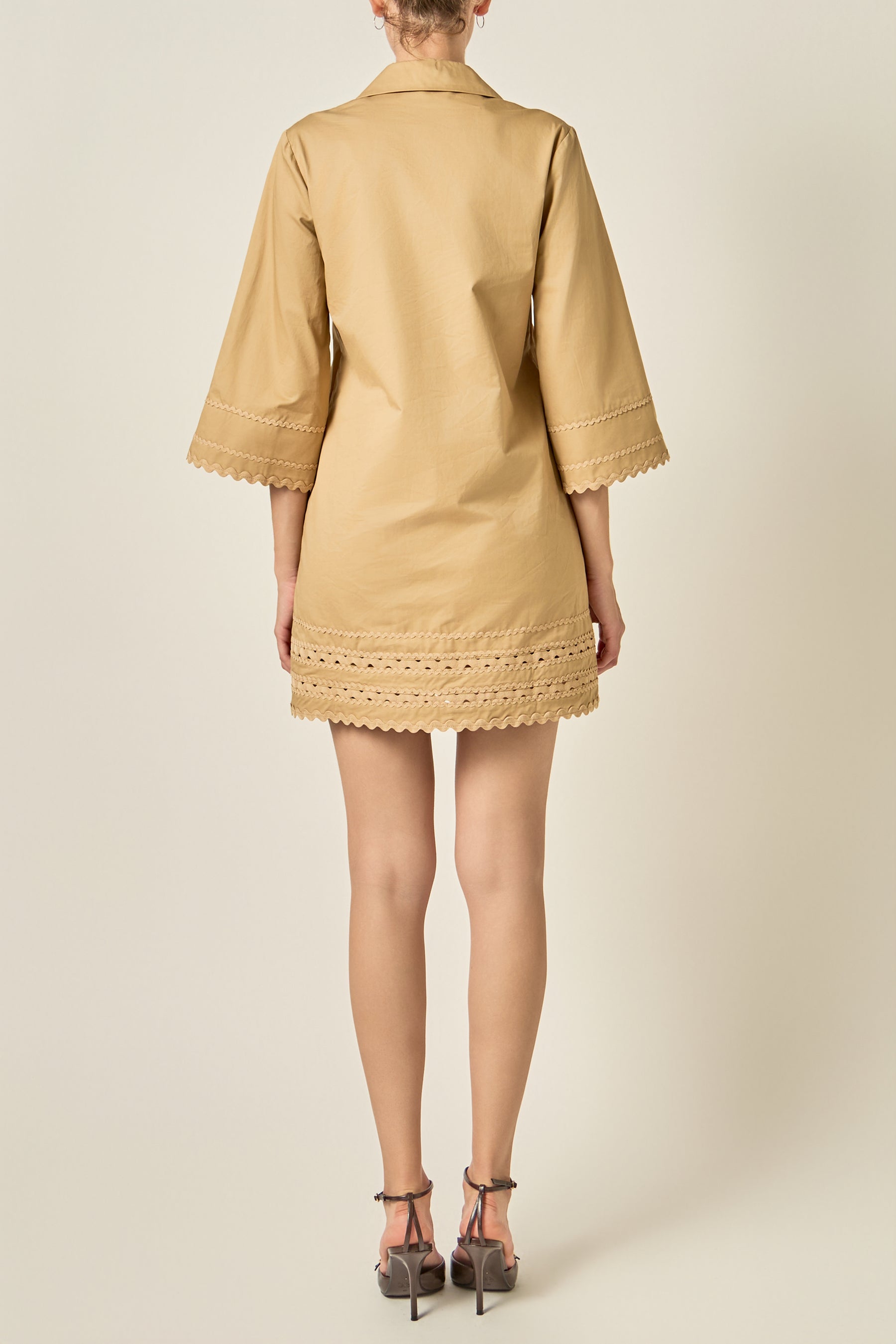 Ric Rac Trim Tunic Dress