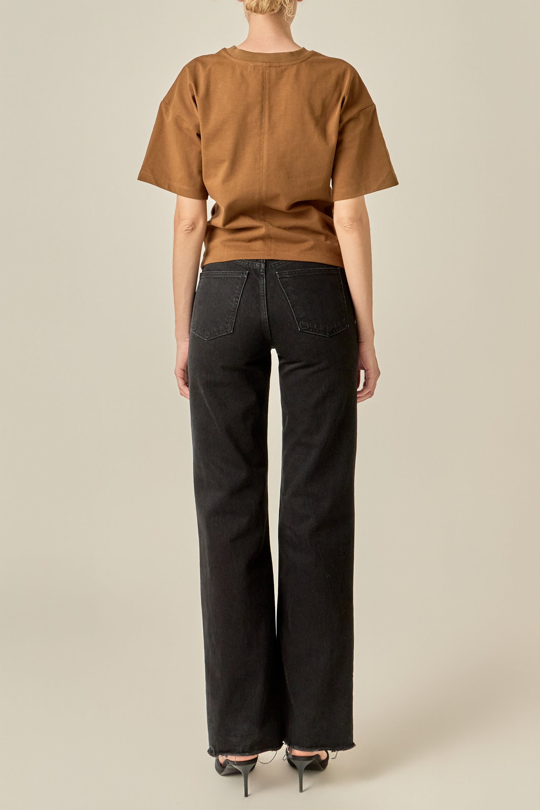 Structured Short Sleeve Top