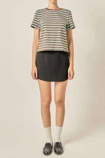 Striped Crewneck Tee