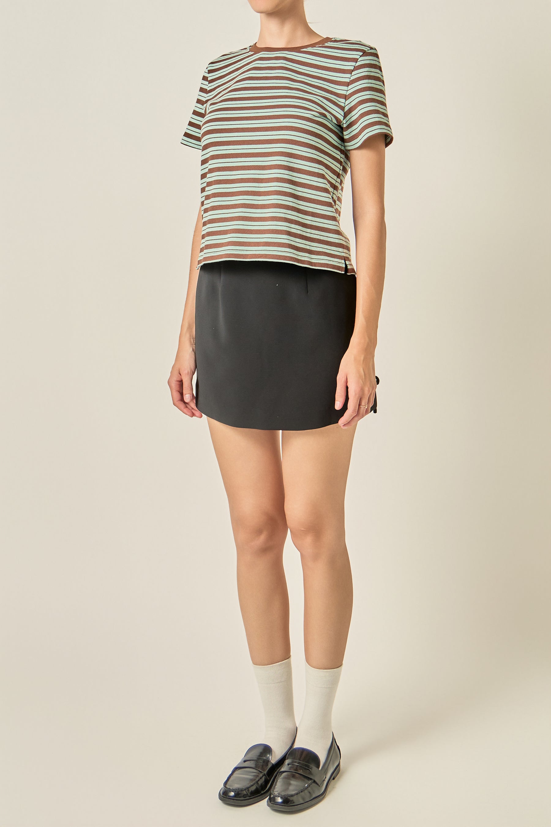 Striped Crewneck Tee
