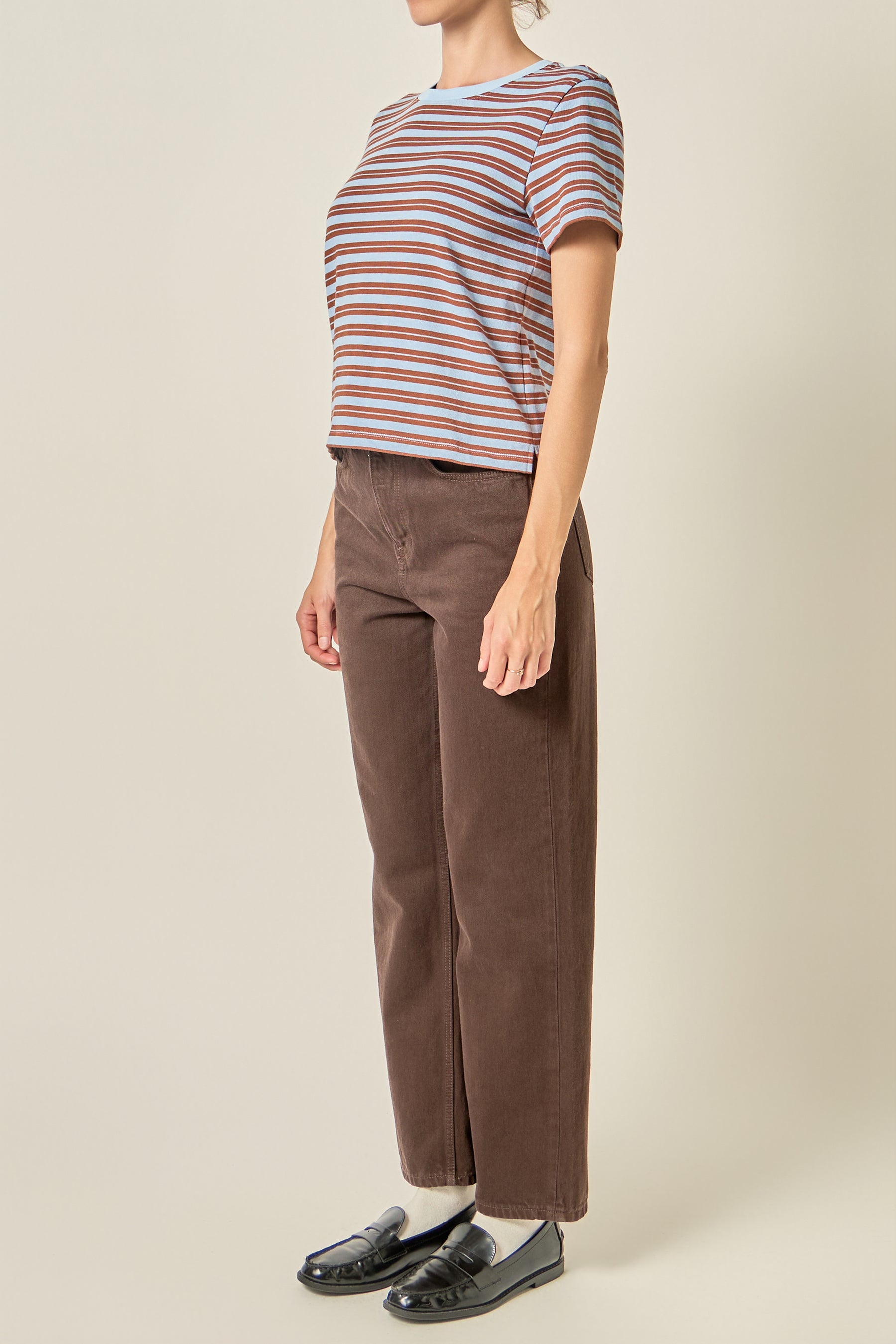 Striped Crewneck Tee