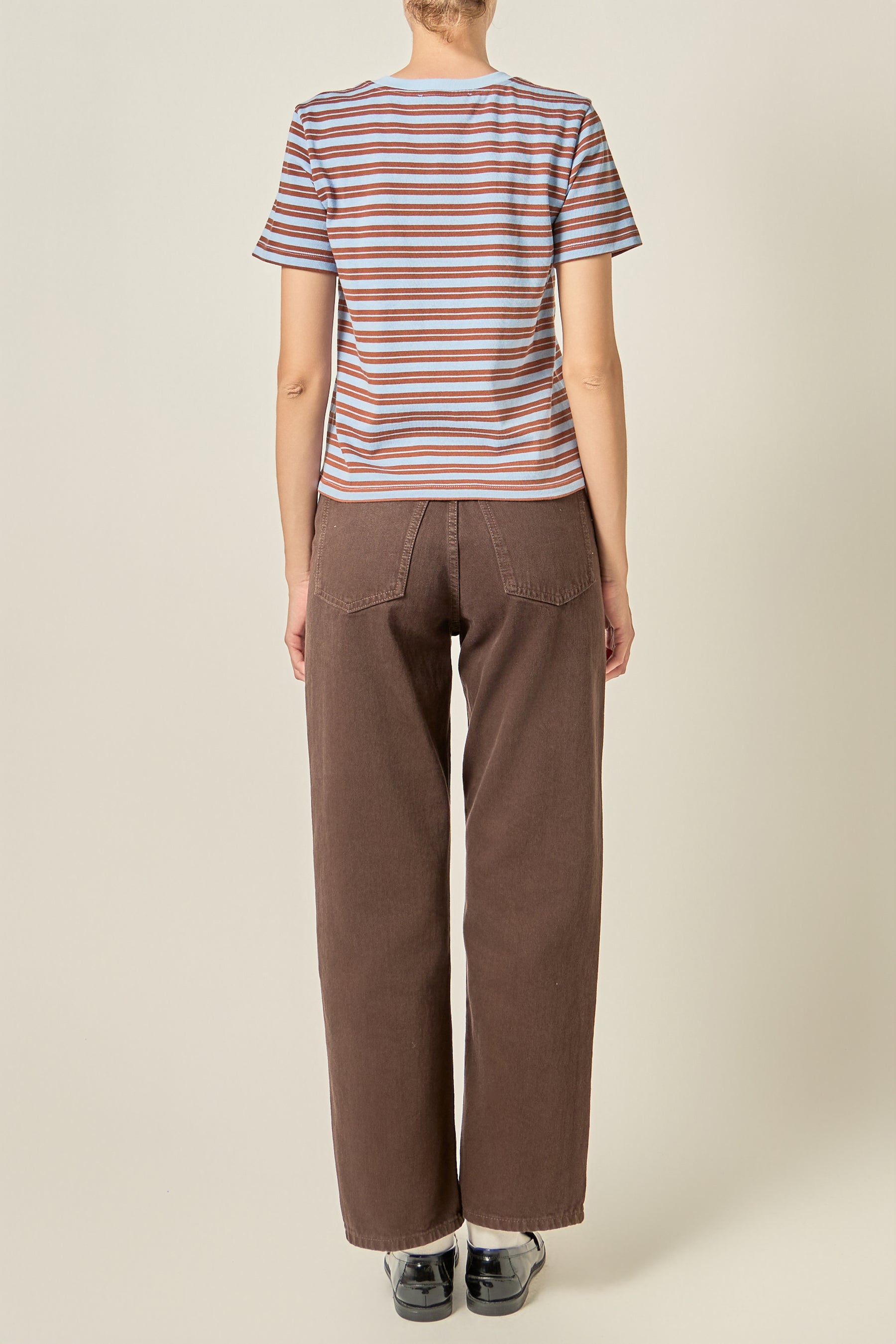 Striped Crewneck Tee