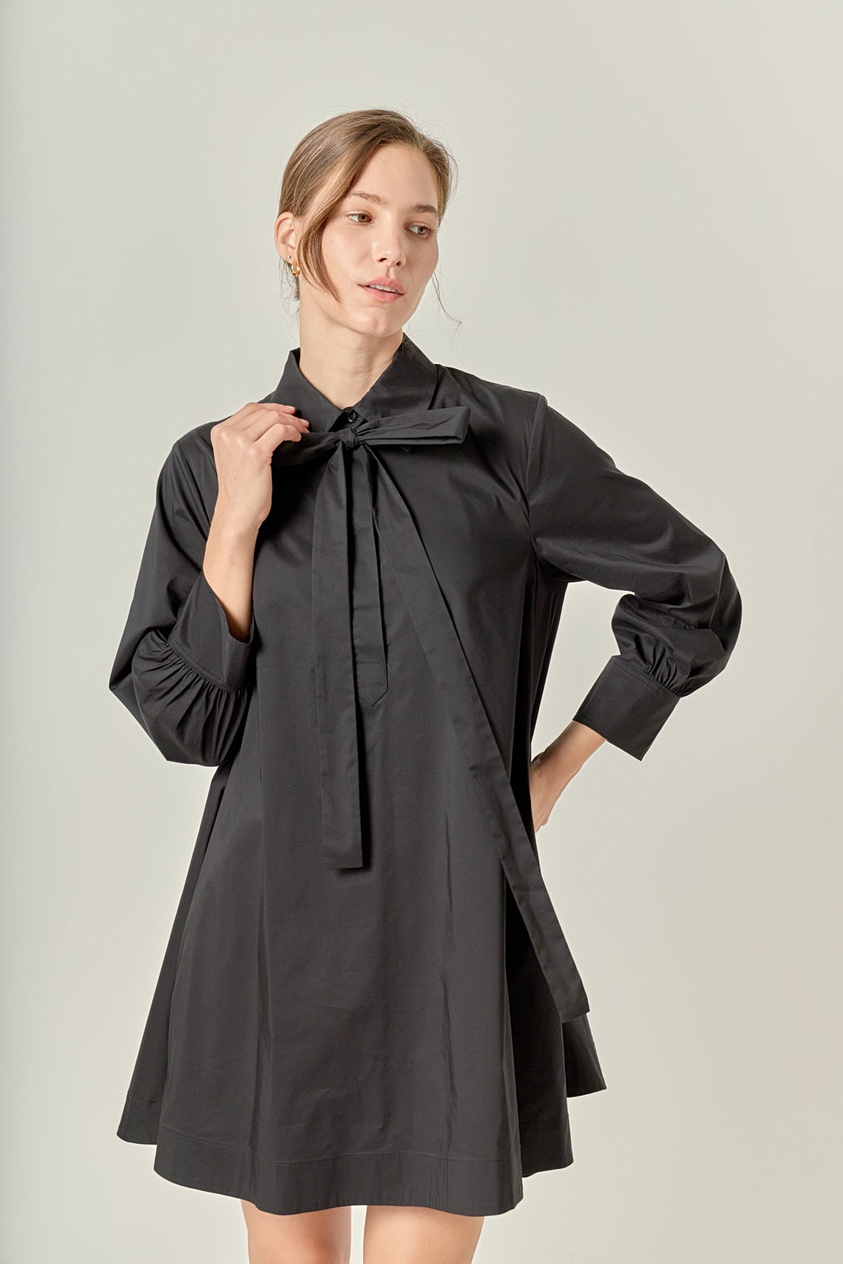 Bow Shirt Dress