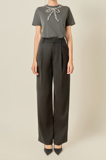 Bow Bead Detail Top