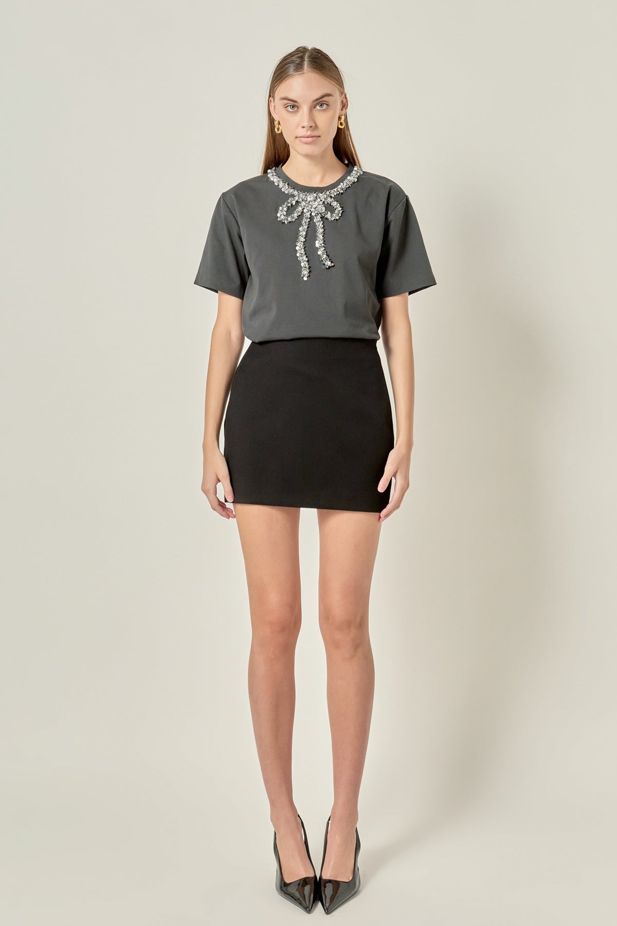 Bow Bead Detail Top