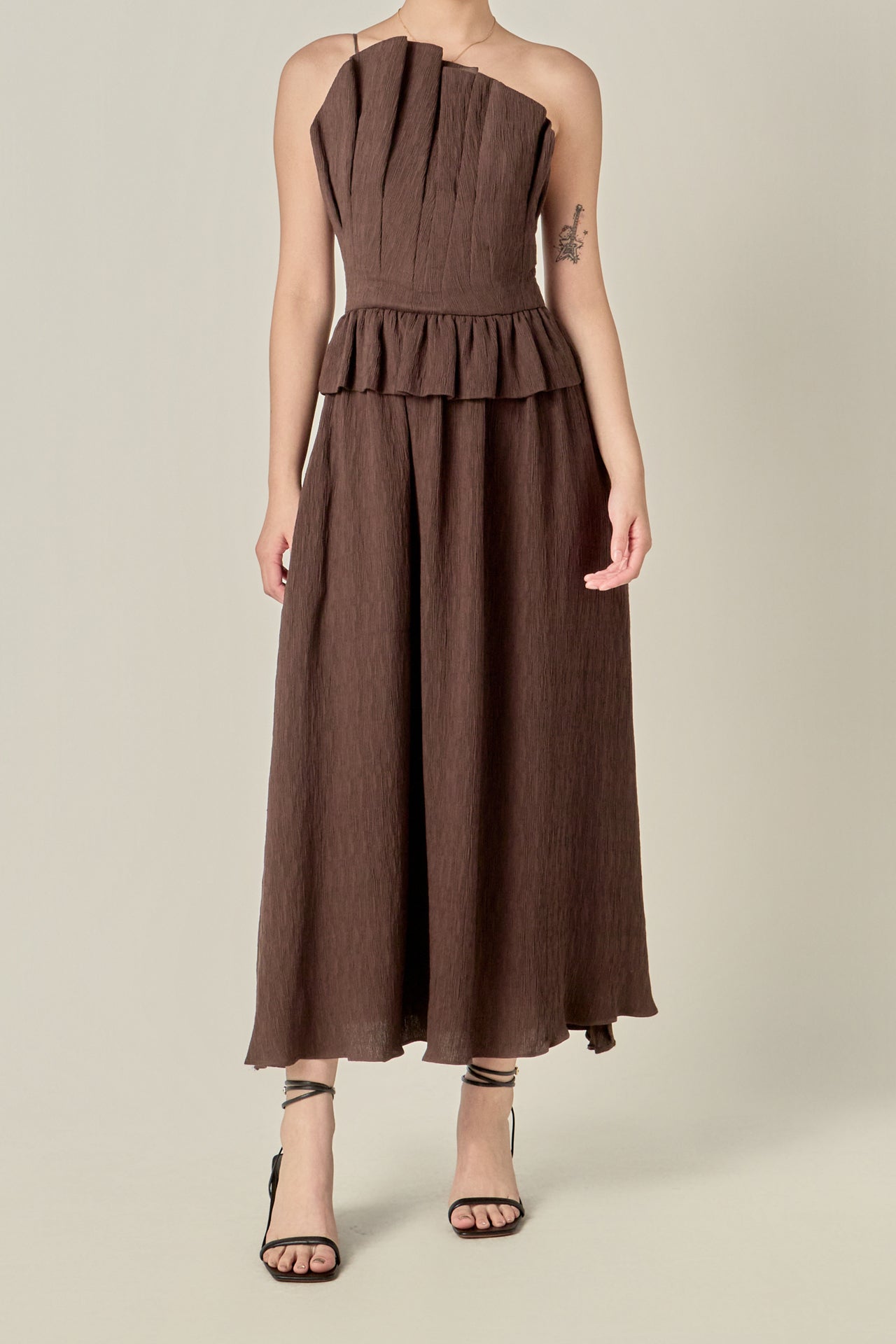 Modern Muse Pleated Midi Dress