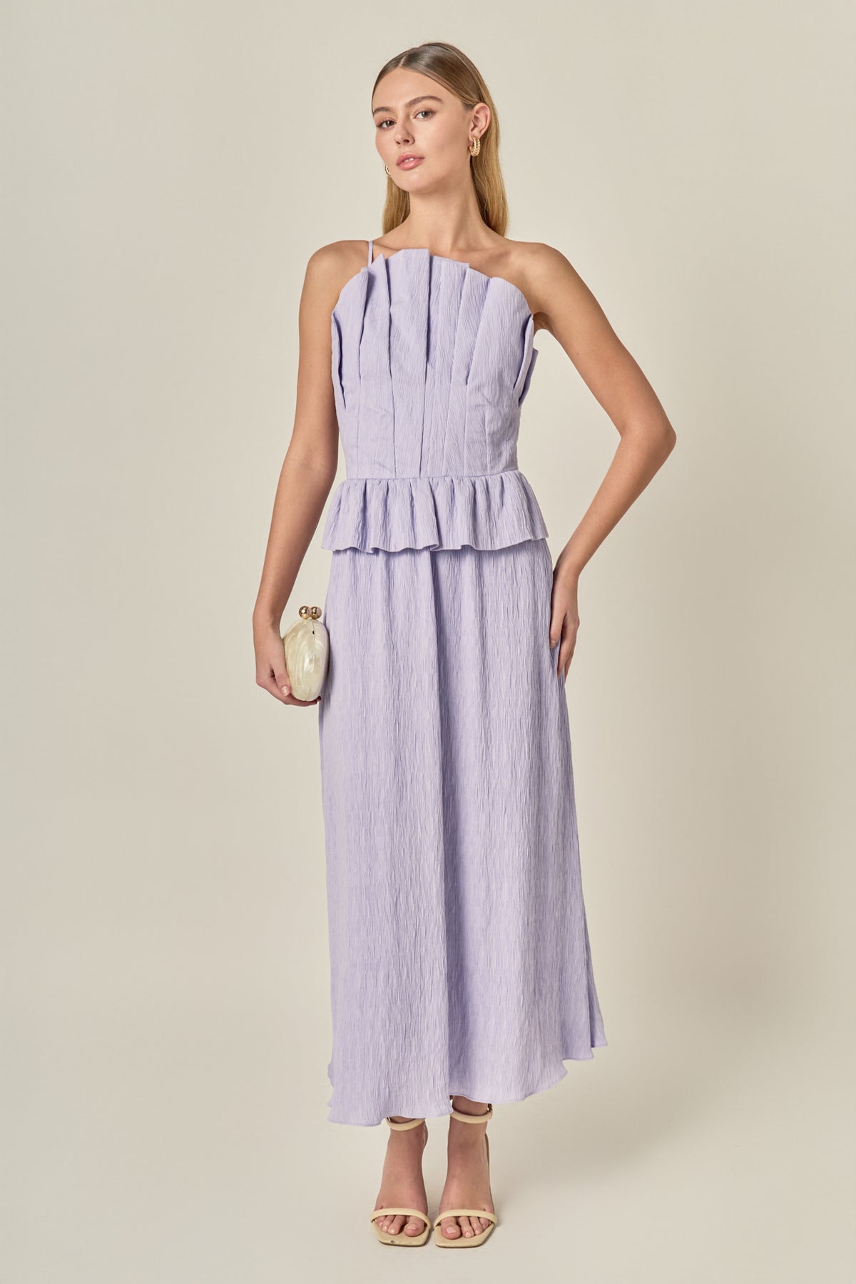 Modern Muse Pleated Midi Dress