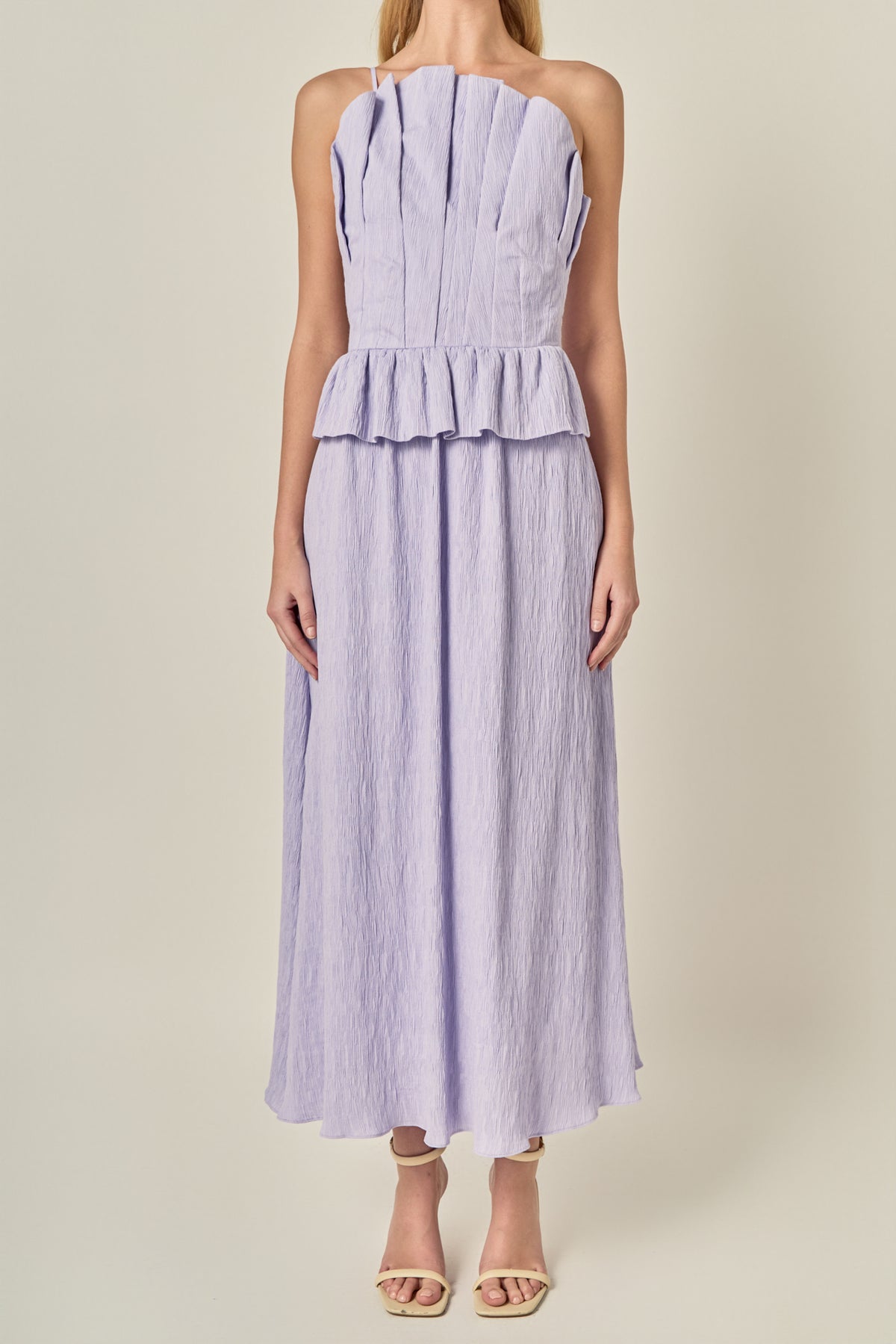 Modern Muse Pleated Midi Dress