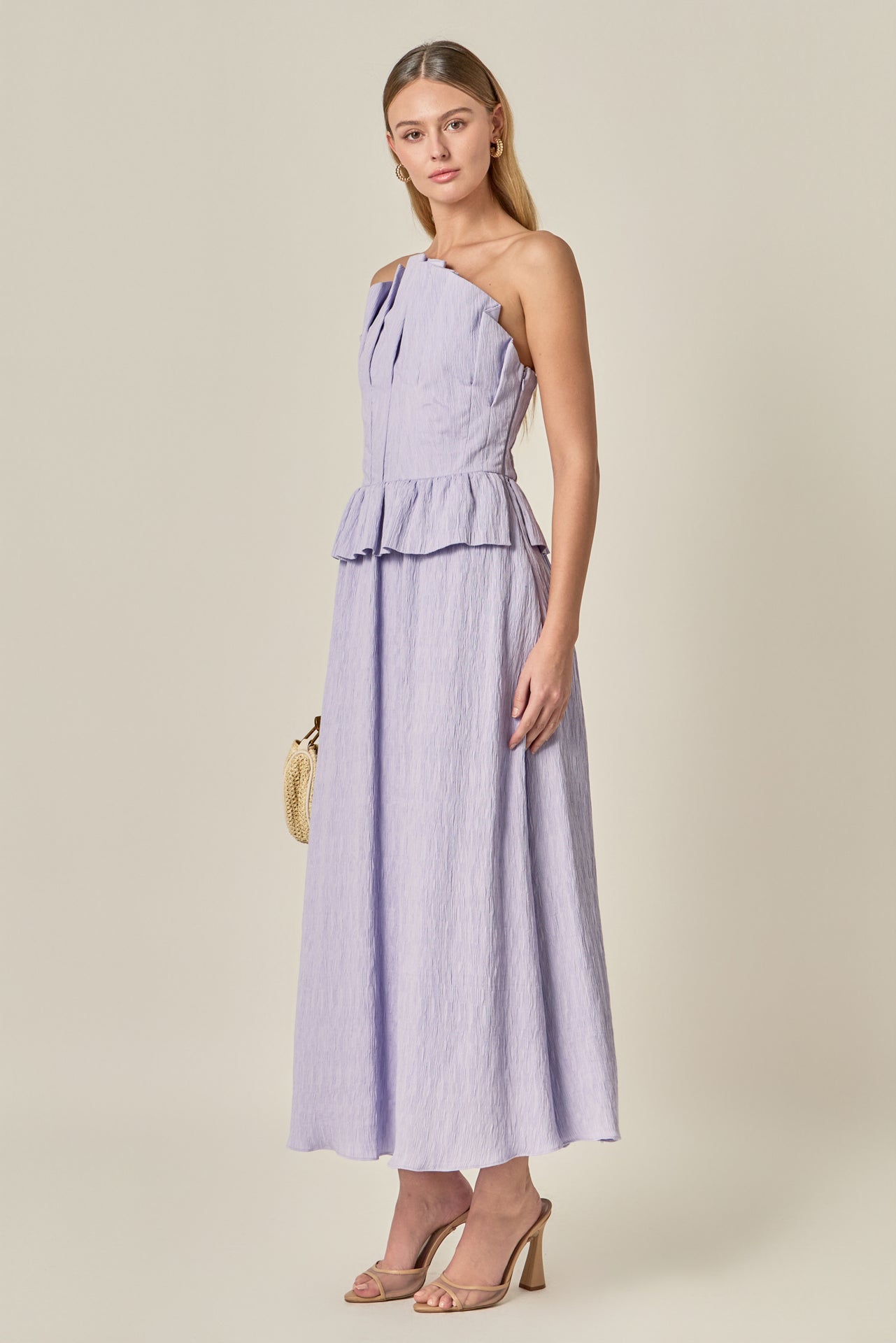 Modern Muse Pleated Midi Dress