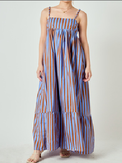 Big Stripe Maxi Dress