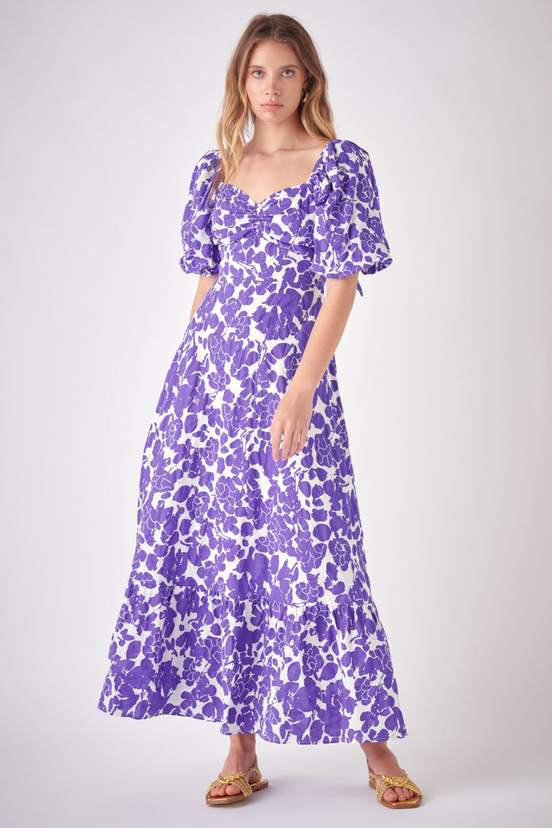 FREE THE ROSES - Floral Print Maxi Dress - DRESSES available at Objectrare