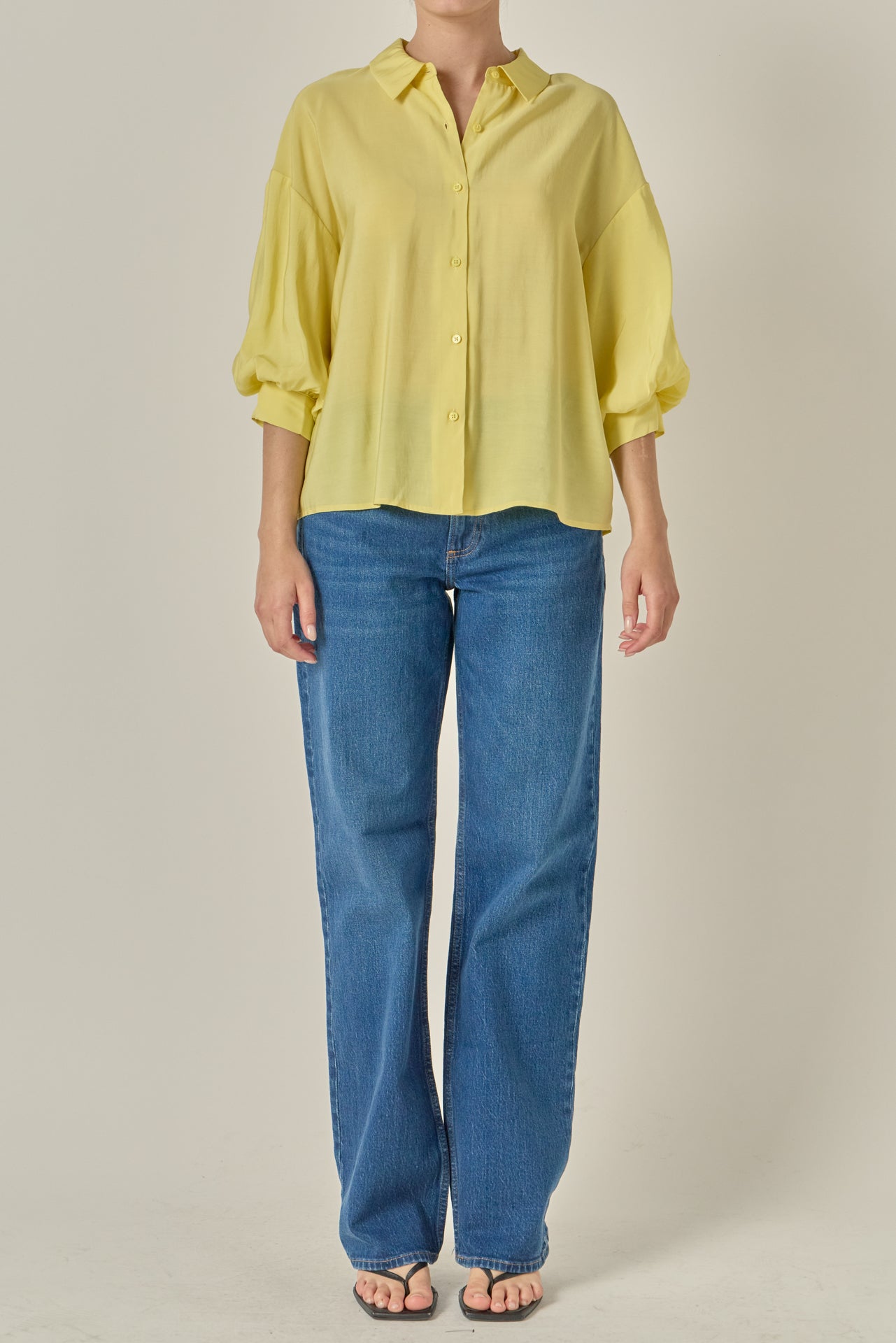 Balloon Sleeve Blouse