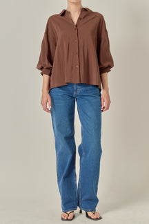 Balloon Sleeve Blouse