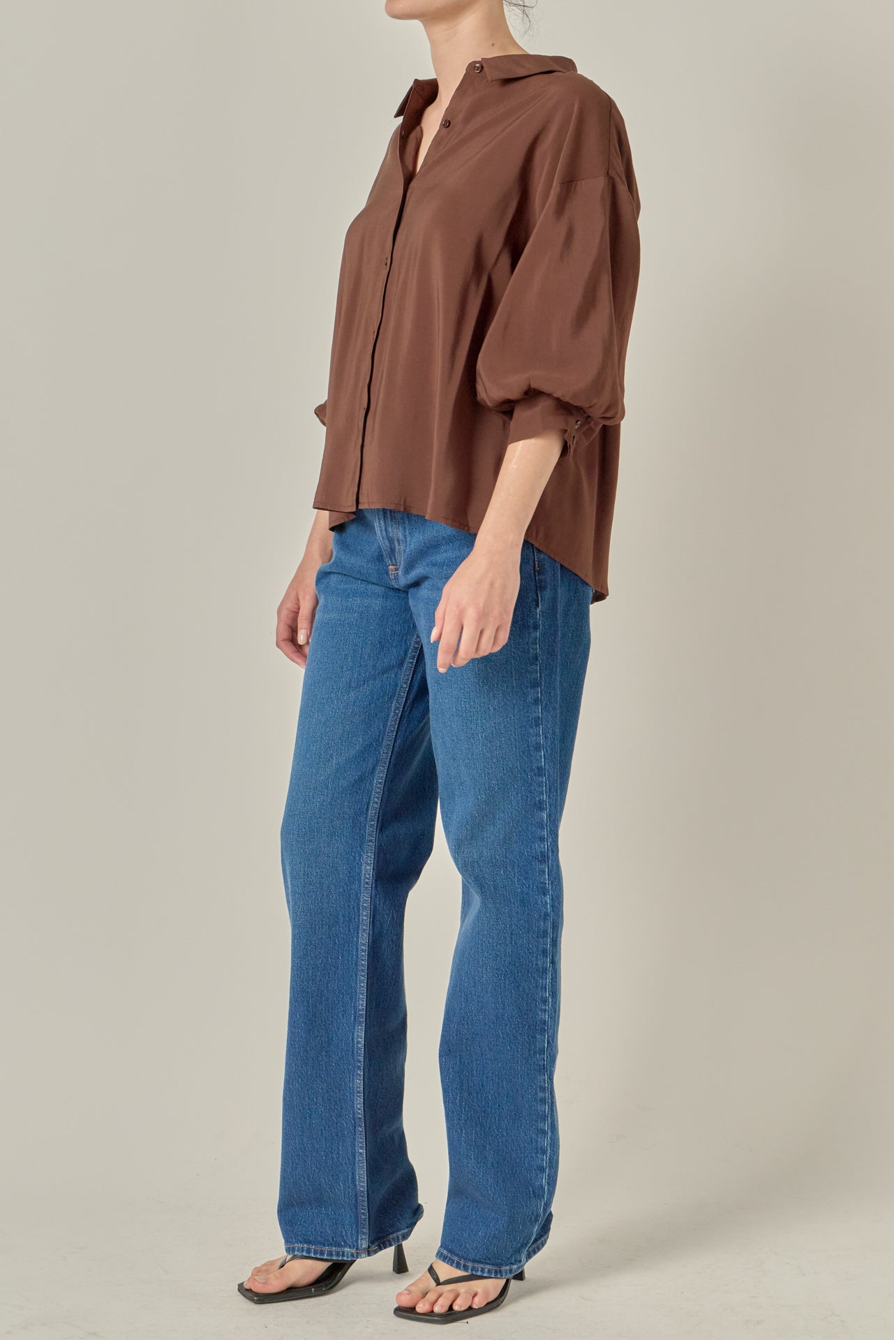 Balloon Sleeve Blouse